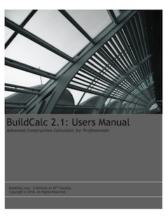 BuildCalc Manual Cover Image